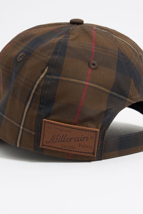 Gorra cuadros marrón Gorra cuadros marrón