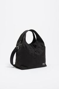 Bolso Paper mediano nylon carbón