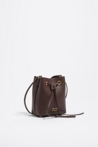 Bolso Chihuahua bucket mini piel chocolate