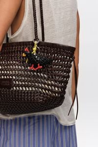 Llavero beads gallina