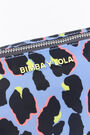 Neceser trapecio L nylon leopardo azul Neceser trapecio L nylon leopardo azul