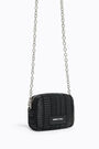 Bolso bandolera XS trenzado negro Bolso bandolera XS trenzado negro