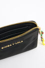 Monedero rectangular nylon negro Monedero rectangular nylon negro