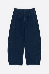 BARREL - Pantal&oacute;n denim hebilla azul oscuro