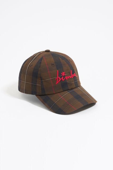 Gorra cuadros marrón Gorra cuadros marrón