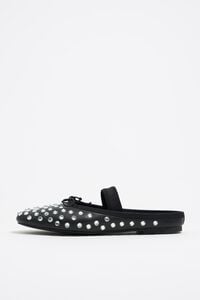 Bailarina destalonada piel negra y cristales