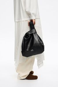 Bolso Paper mediano piel negro