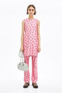 Vestido corto Logo Dots rosa Vestido corto Logo Dots rosa