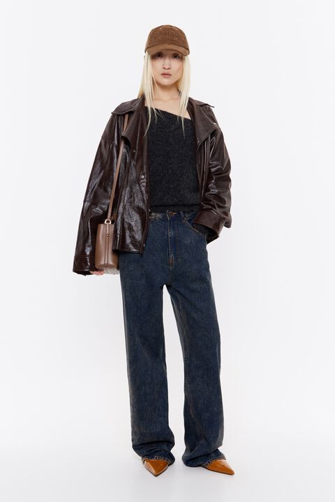 Jersey mohair ciruela Jersey mohair ciruela