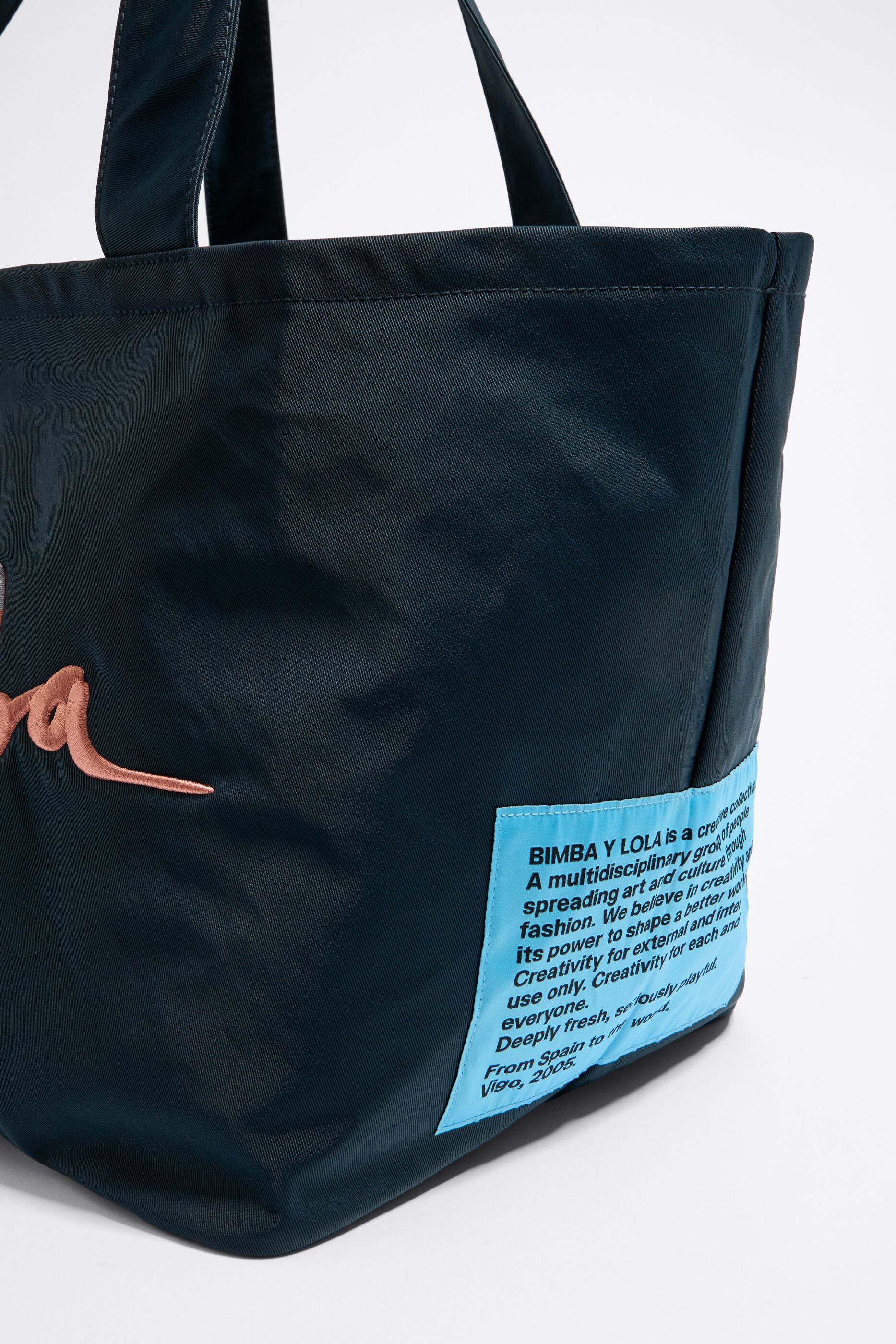 Bolsa shopper XL azul marino