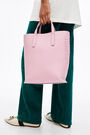 Bolso shopper vertical M piel rosa Bolso shopper vertical M piel rosa