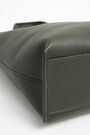 Bolso shopper vertical L piel verde Bolso shopper vertical L piel verde