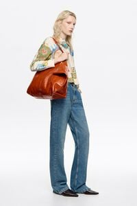 Camisa boxy Mask Big marfil