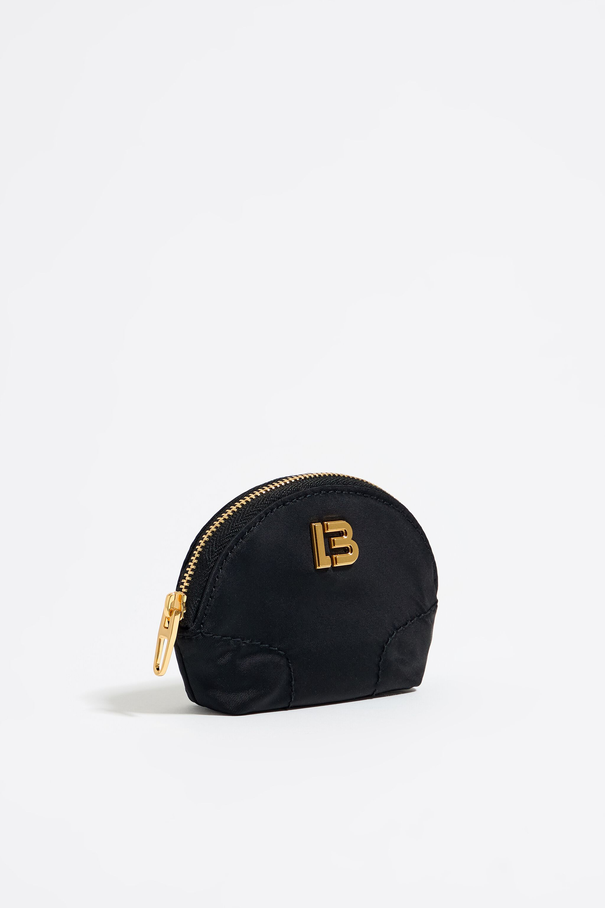 Monedero nylon negro