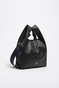 Bolso Paper mediano piel negro Bolso Paper mediano piel negro