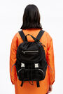 Mochila bolsillos L nylon negra Mochila bolsillos L nylon negra