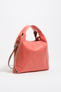 Bolso Paper mediano piel coral