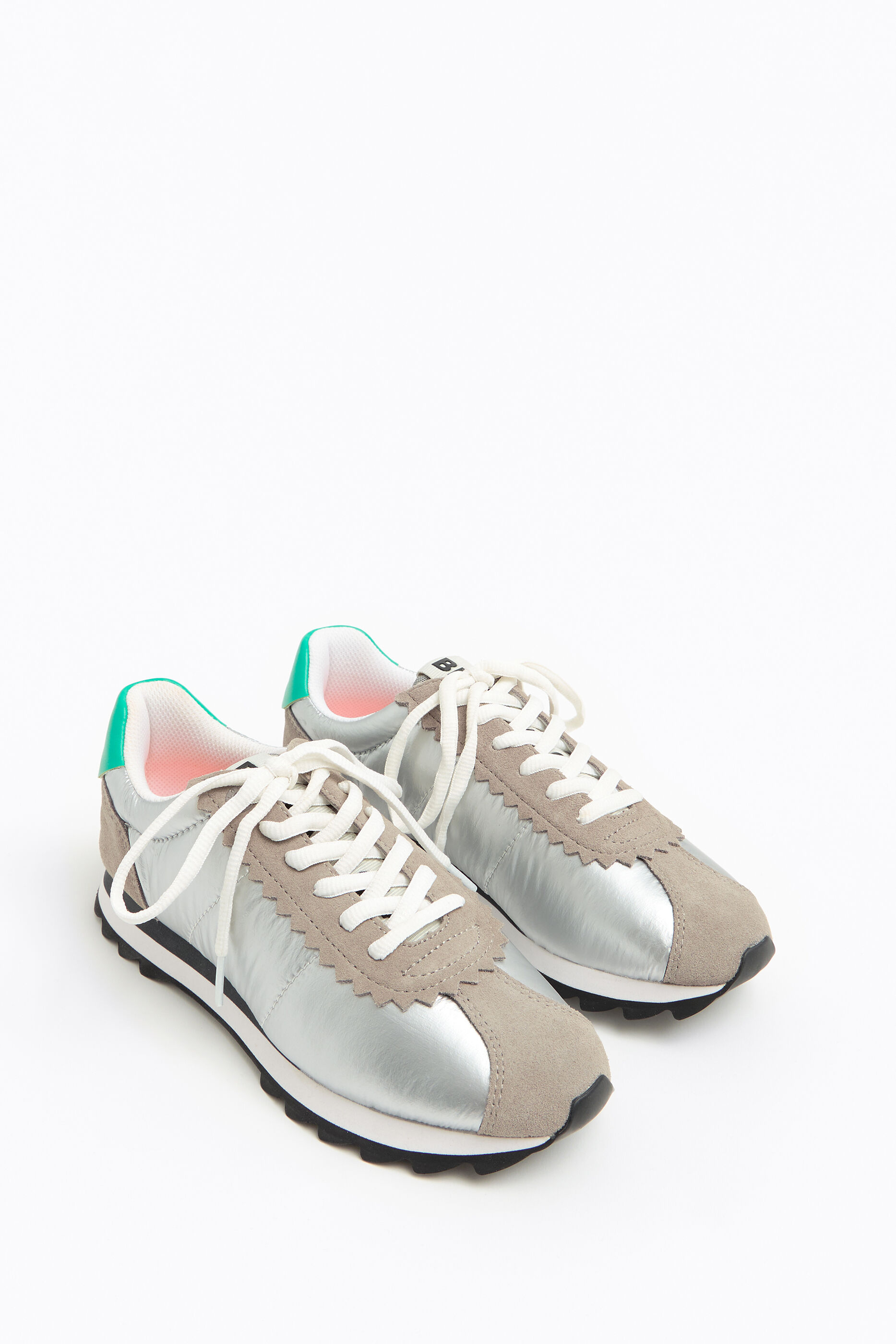 Deportivas bimba y lola plateadas clearance