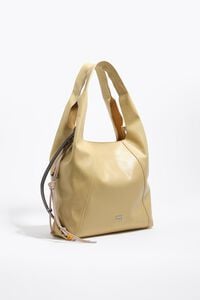 Bolso de hombro Paper grande piel avena