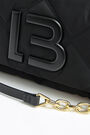 Bolso solapa S acolchado nylon negro Bolso solapa S acolchado nylon negro