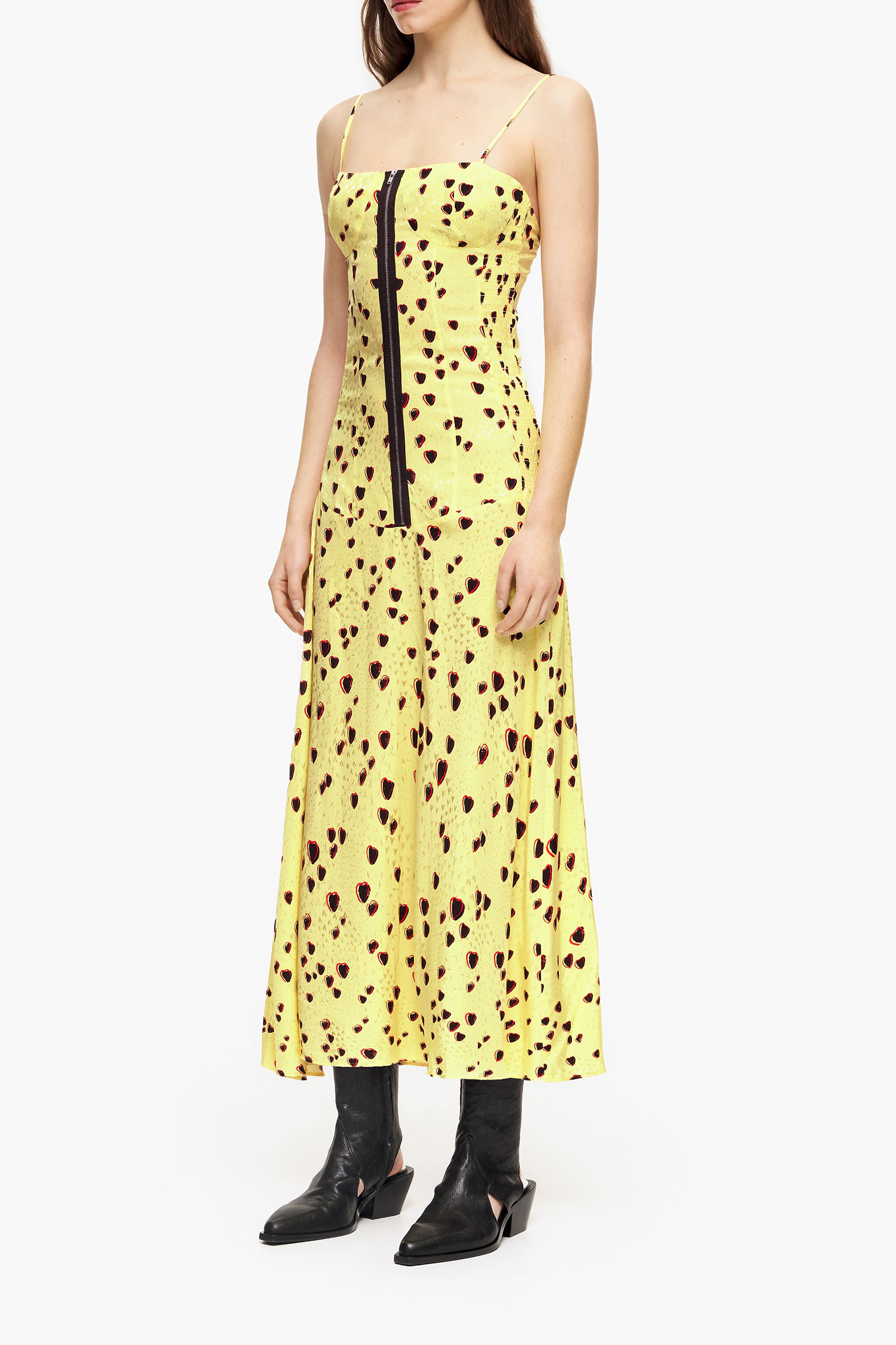 Vestido lencero 2025 amarillo