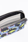 Monedero S nylon leopardo azul Monedero S nylon leopardo azul