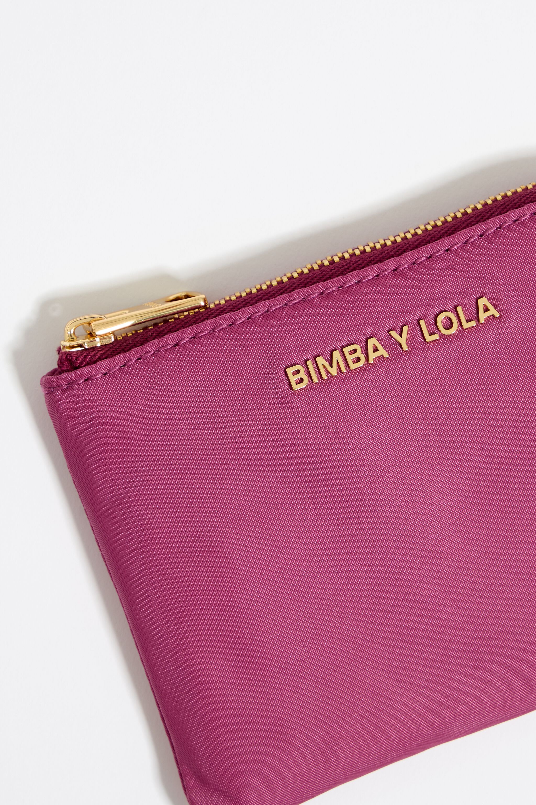 Monedero nylon rosa oscuro
