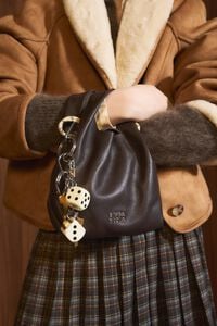 Bolso Paper mini piel caf&eacute;