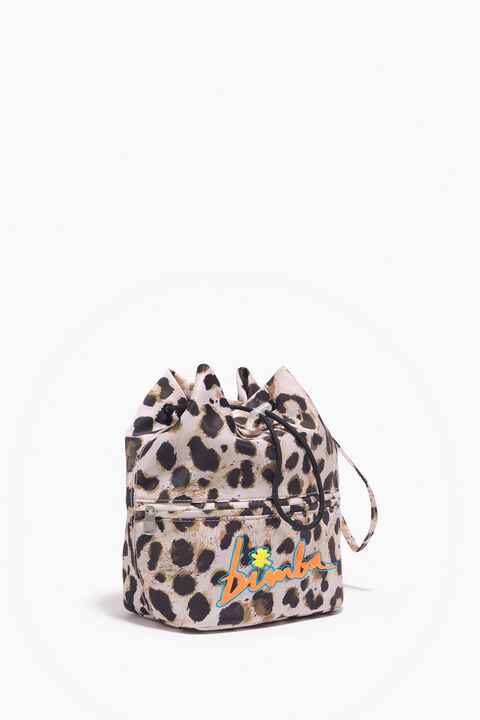 Bolso saca M leopard natural