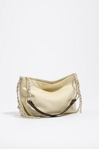 Bolso de hombro mediano piel amarillo p&aacute;lido