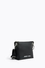 Bolso bandolera trapecio S piel negro Bolso bandolera trapecio S piel negro