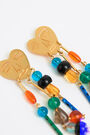 Pendientes largos cara vidrios Pendientes largos cara vidrios