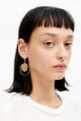 Pendientes aro placa metal Pendientes aro placa metal