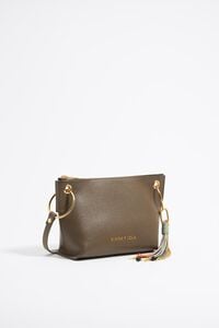 Bolso Trapecio mediano piel topo oscuro Bolso Trapecio mediano piel topo oscuro