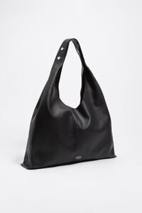 Bolso Paper Bikini maxi piel marrón oscuro