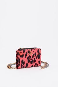 Cartera nylon Leopard rosa el&eacute;ctrico