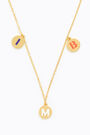 Collar corto letras multicolor Collar corto letras multicolor