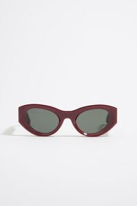 Gafas de sol cat eye burdeos