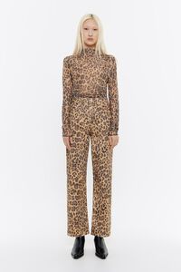 STRAIGHT CROPPED - Vaquero Leopard natural
