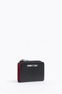 Monedero recto brillante negro Monedero recto brillante negro