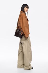 Bolso Paper mini piel caf&eacute;