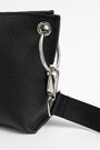 Bolso bandolera trapecio S piel negro Bolso bandolera trapecio S piel negro
