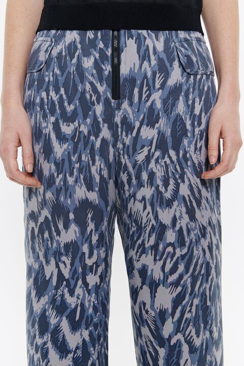 Pantalón fluido Plumancha azul marino Pantalón fluido Plumancha azul marino