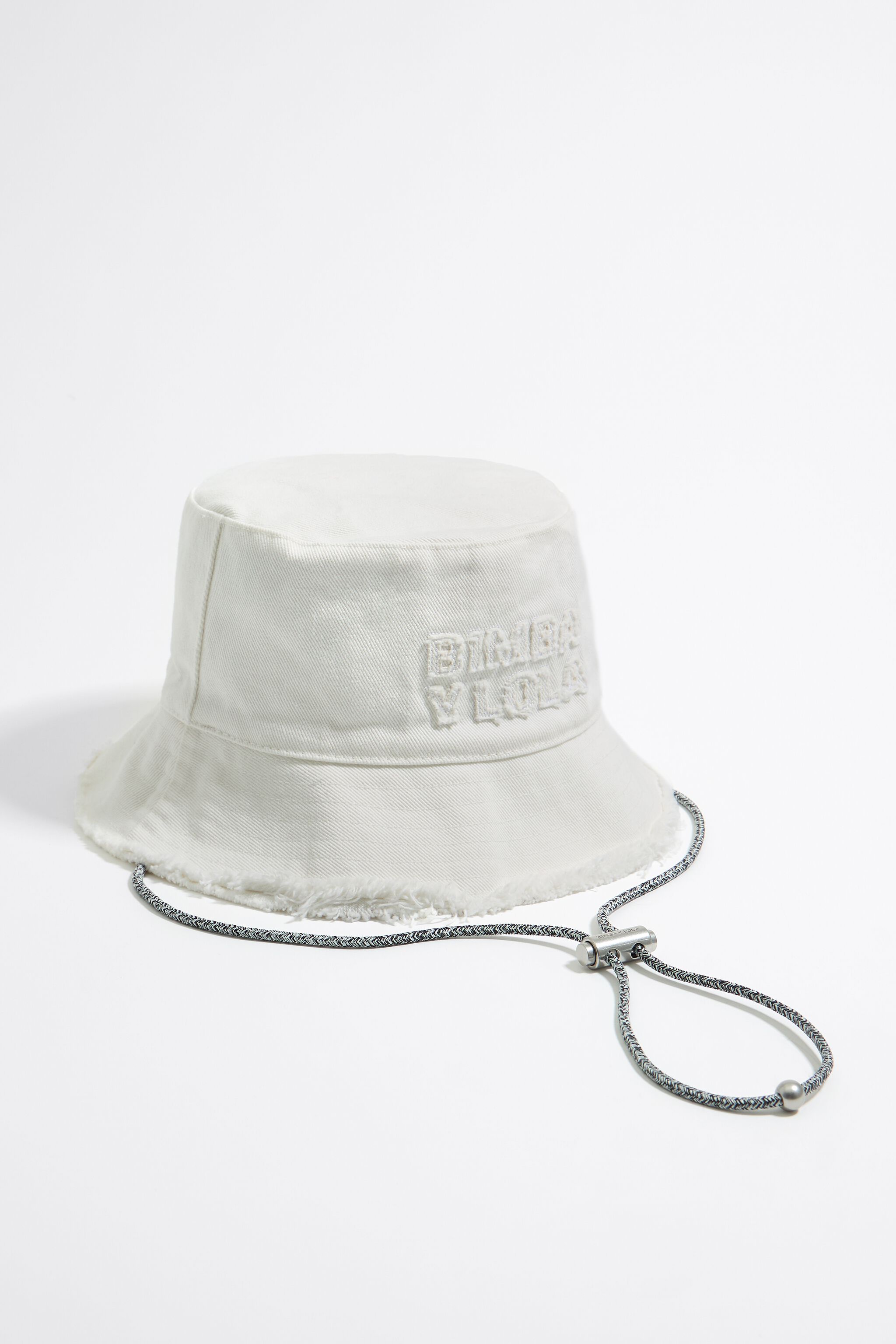 Gorro bucket algodon blanco