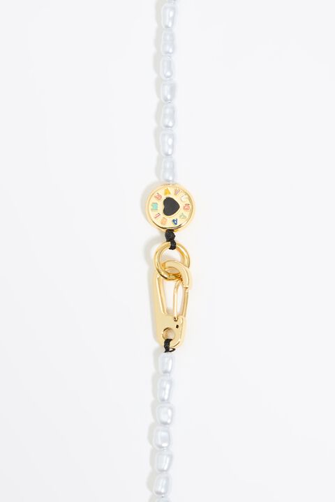 Collar logo y perlas Collar logo y perlas