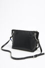 Bolso bandolera trapecio M piel negro Bolso bandolera trapecio M piel negro