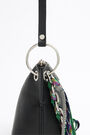 Bolso bandolera trapecio M piel negro Bolso bandolera trapecio M piel negro