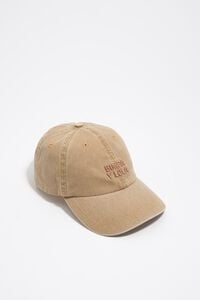 Gorra algod&oacute;n lavada camel