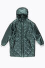 Abrigo acolchado verde shiny Abrigo acolchado verde shiny