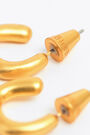 Pendientes aro irregular dorado Pendientes aro irregular dorado